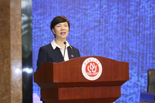 2026年国际足联世界杯党委书记张艳致辞。伍向前摄